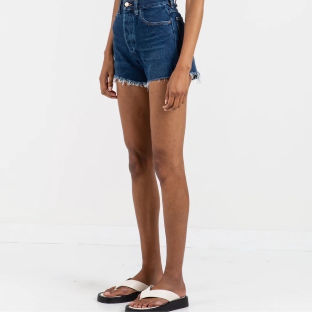 NWT Wrangler High Rise Festival Frayed Denim Shorts - Picture 4 of 10